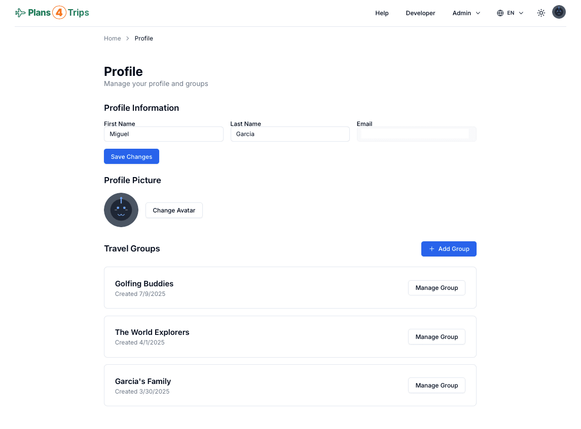 Illustration of Travel Circles (Stable Groups)
